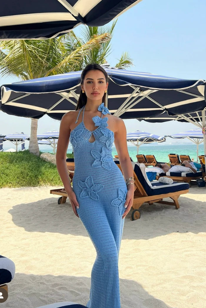 Ibiza | Summer Floral Crochet Maxi
