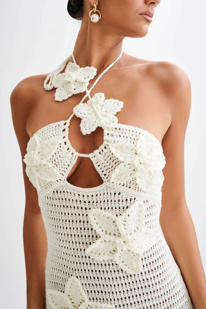 Ibiza | Summer Floral Crochet Maxi