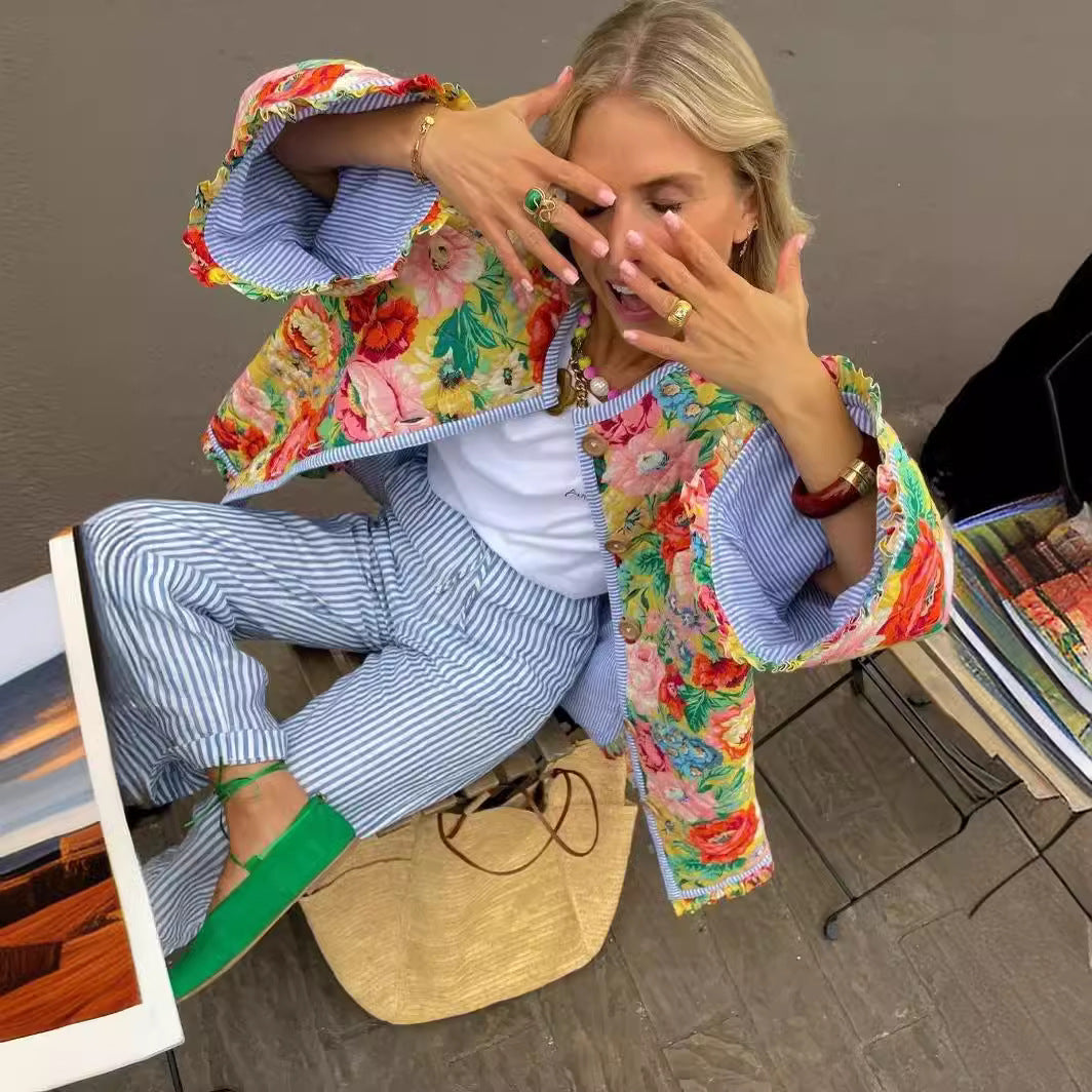 Tiki | Summer Floral Vest