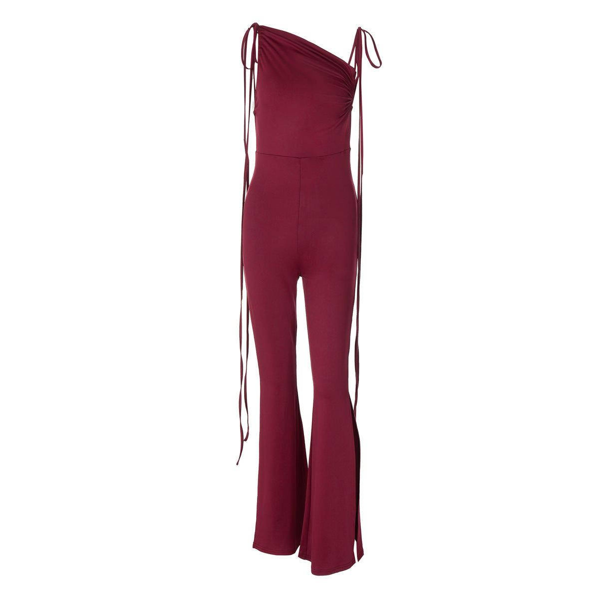 Zoey rückenfreier Jumpsuit aus plissierter Spitze