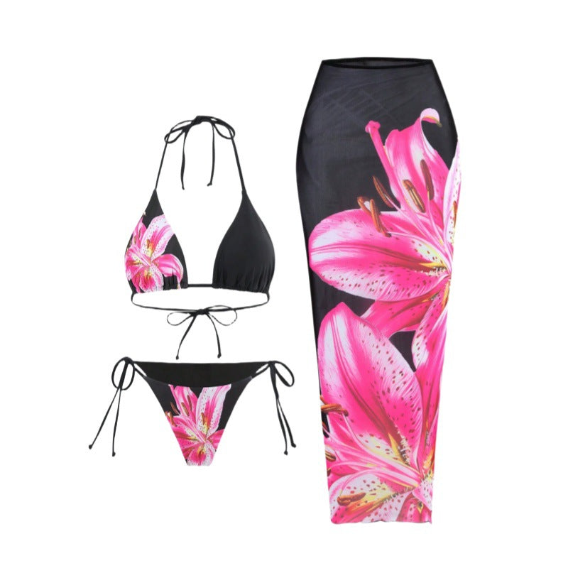 Vanessa | 3pc Floral Swimsuit