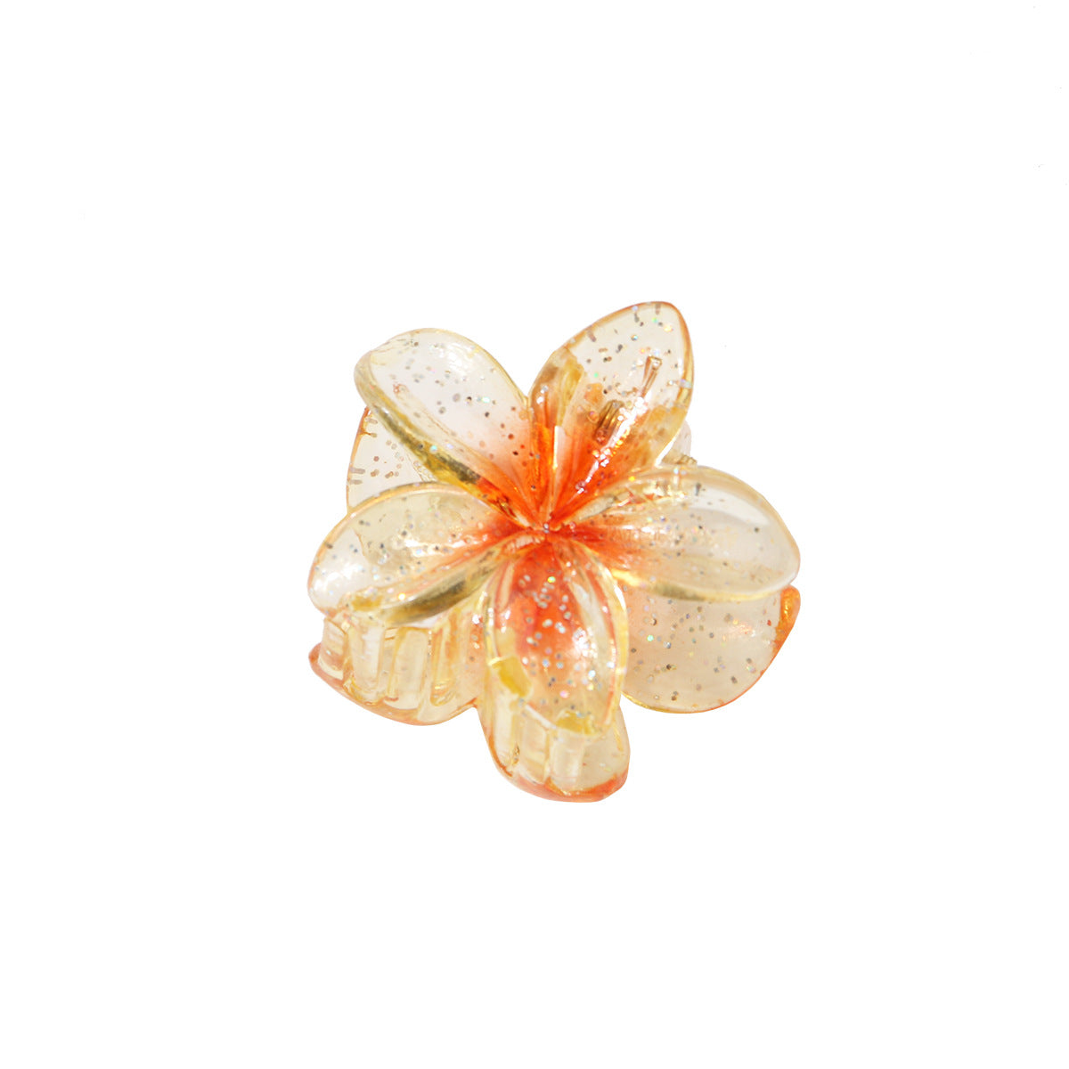 Glitzerblumen-Haarspange