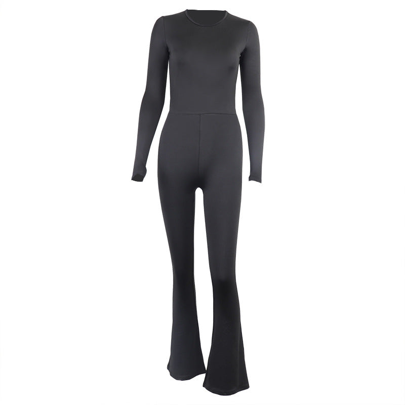 Regina | Ausgestellter rückenfreier Jumpsuit