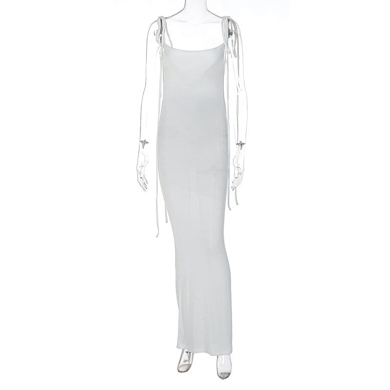 Valia | Rückenfreies Maxikleid