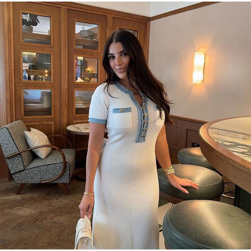 Monica | Elegant Knitted Dress