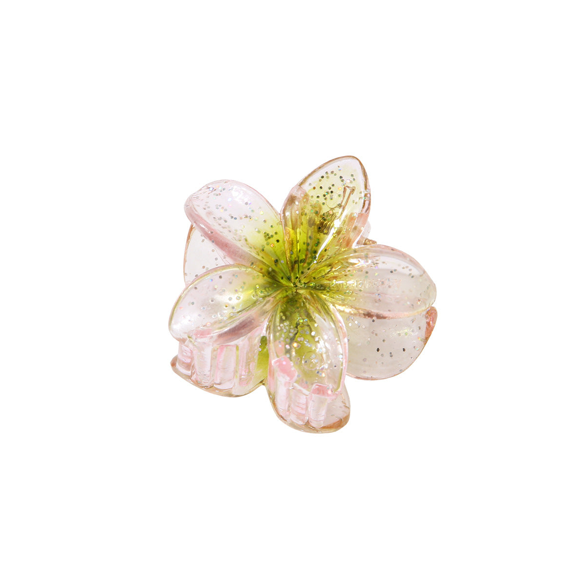 Glitzerblumen-Haarspange