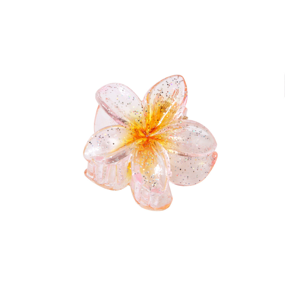 Glitzerblumen-Haarspange