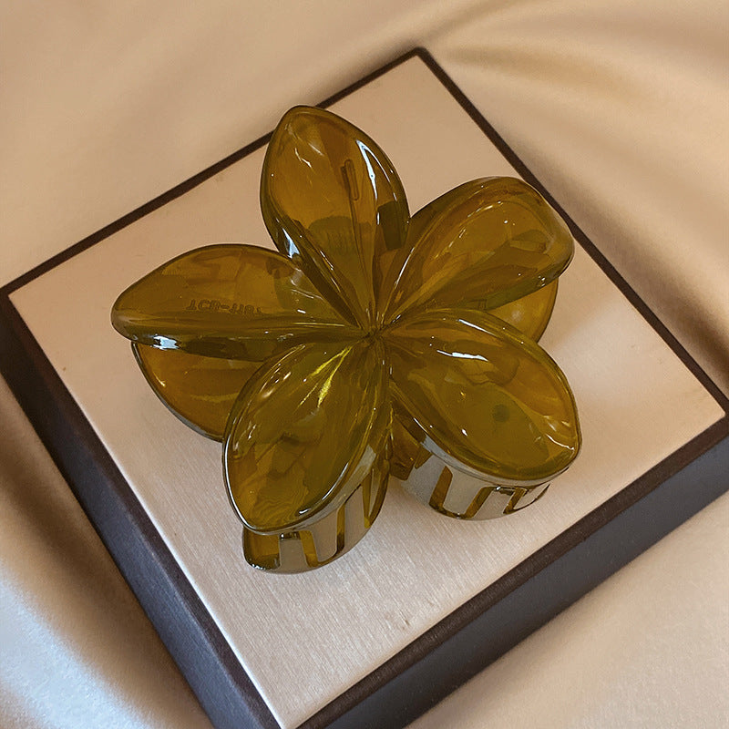 Retro flower clip