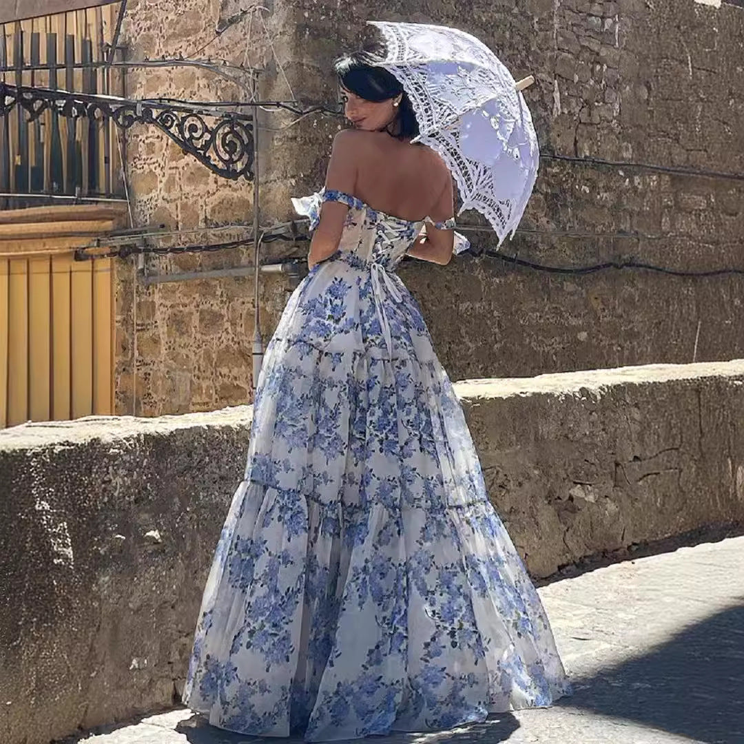 Geblümtes Sommerkleid „Olivia“