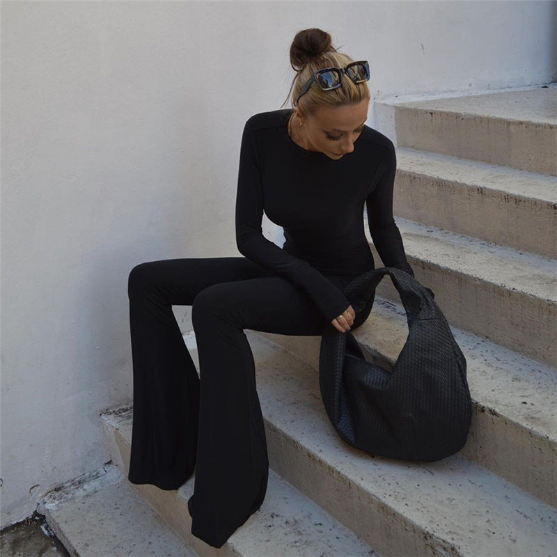 Regina | Ausgestellter rückenfreier Jumpsuit
