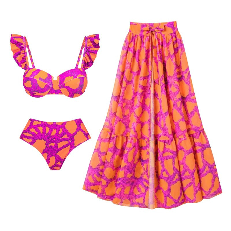 Flora | Ruffled Bikini Set