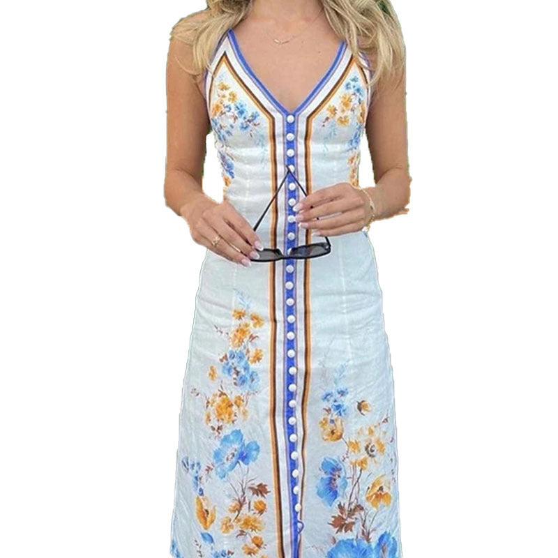 Ria | Midikleid mit V-Ausschnitt