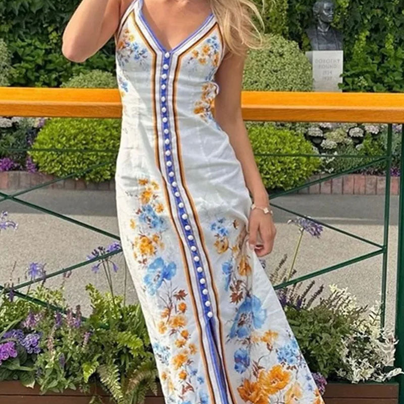 Ria | Midikleid mit V-Ausschnitt