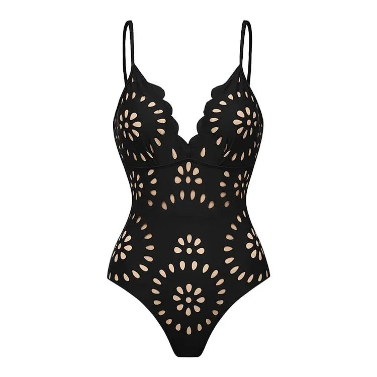 Veria | Hollowout Two Piece Swimsuit Set