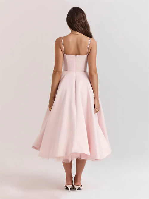 Tiana | Tulle Midi Dress