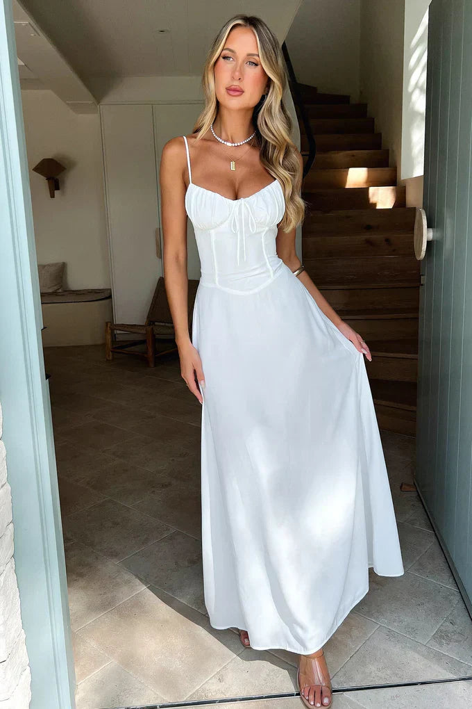 Luna | Satin Maxi Dress