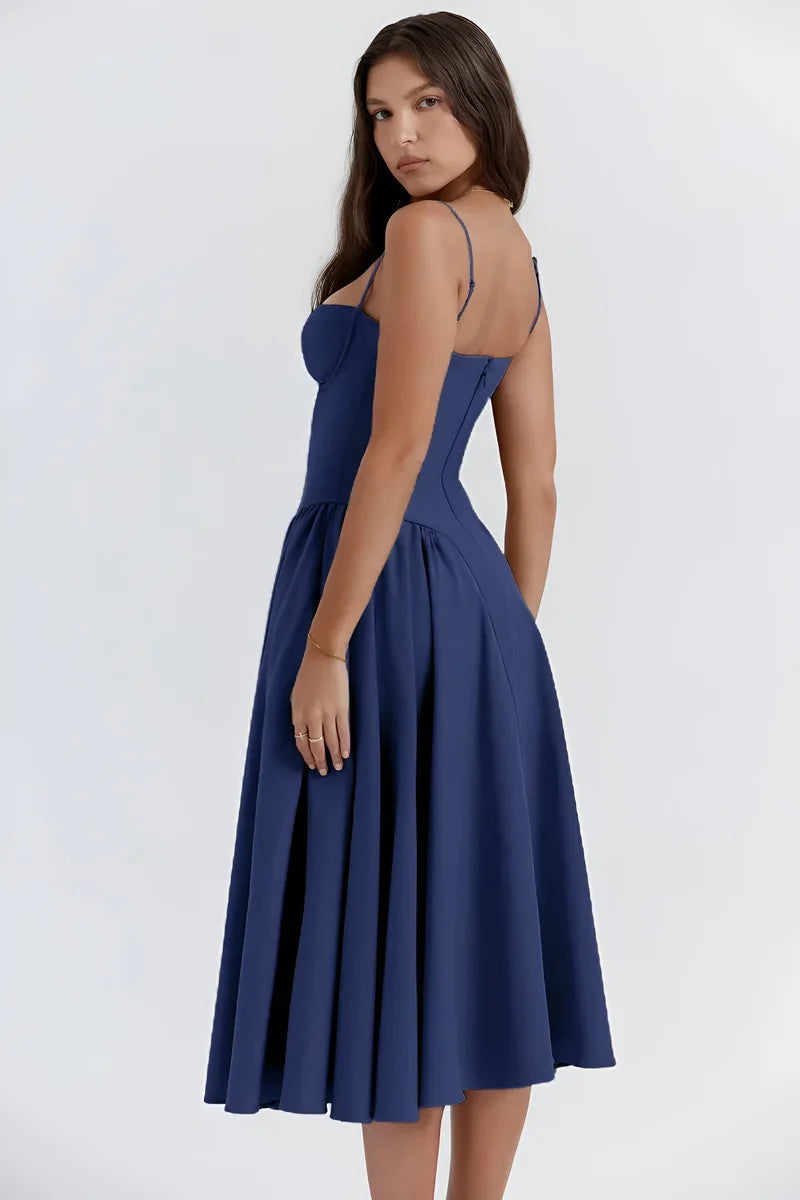 Tiana | Tulle Midi Dress
