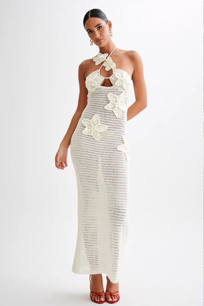Ibiza | Summer Floral Crochet Maxi