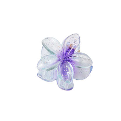 Glitzerblumen-Haarspange