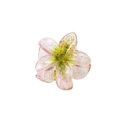 Glitzerblumen-Haarspange