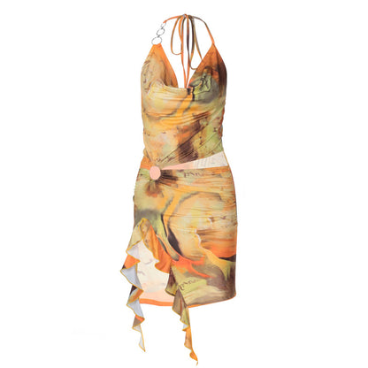 Sensa | Mesh Print Dress