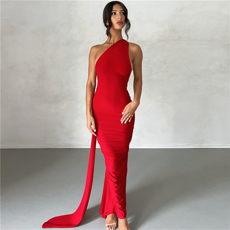 Eve | Backless Adjustable Scarf Loop Maxi Dress