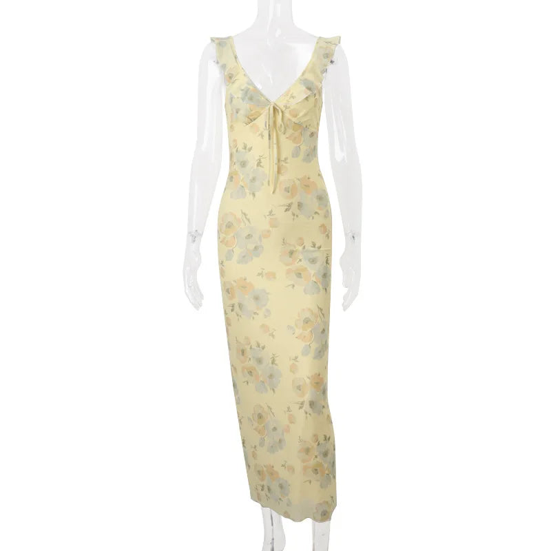 Tulina |Floral Maxi Dress
