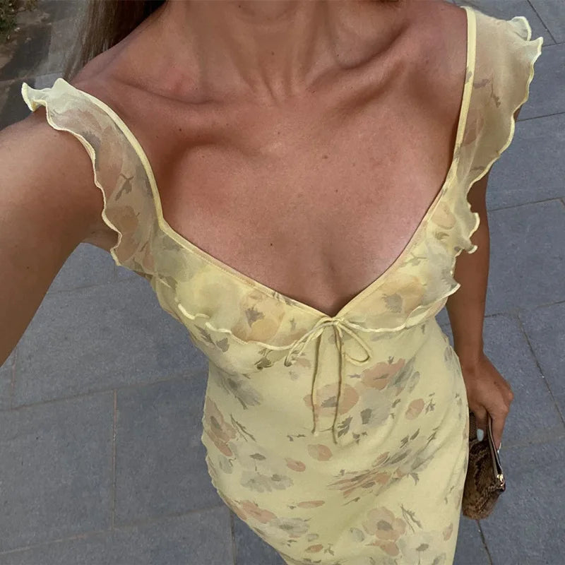 Tulina |Floral Maxi Dress