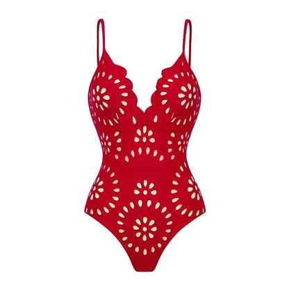 Veria | Hollowout Two Piece Swimsuit Set