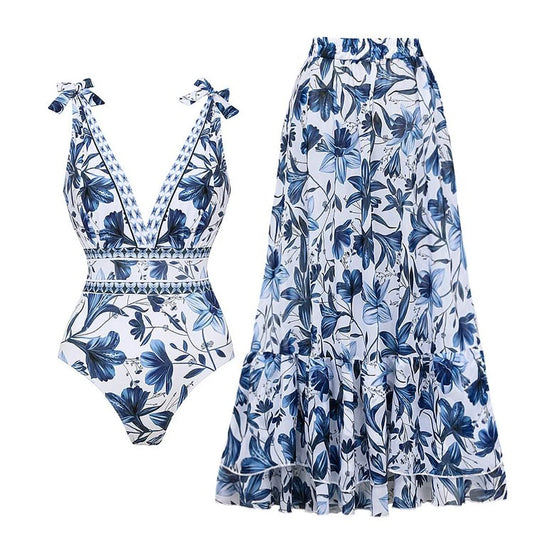 Wendie | Hollowout Two Piece Swimsuit Set