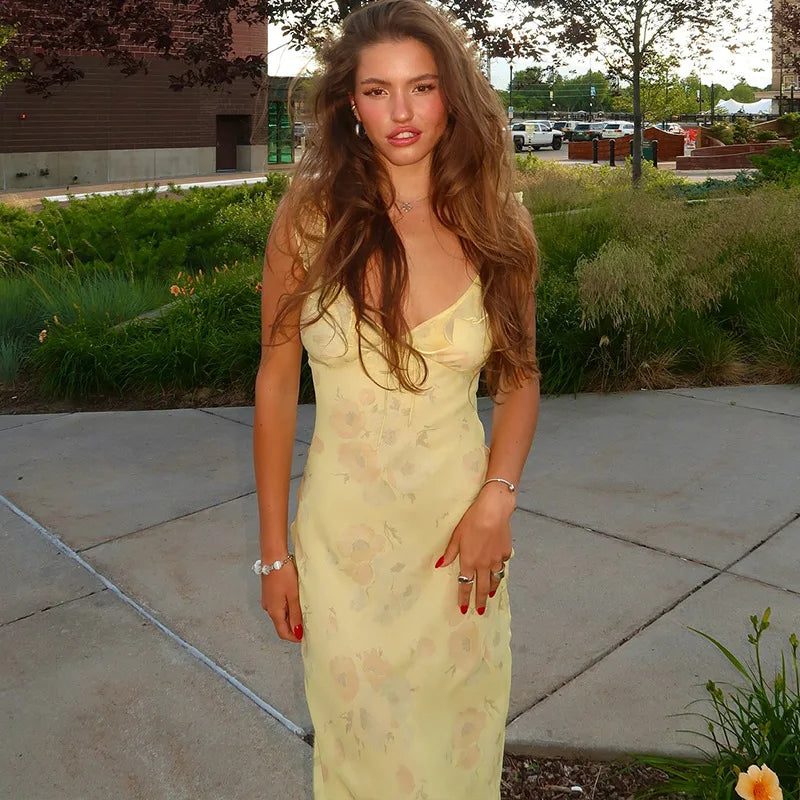 Tulina |Floral Maxi Dress