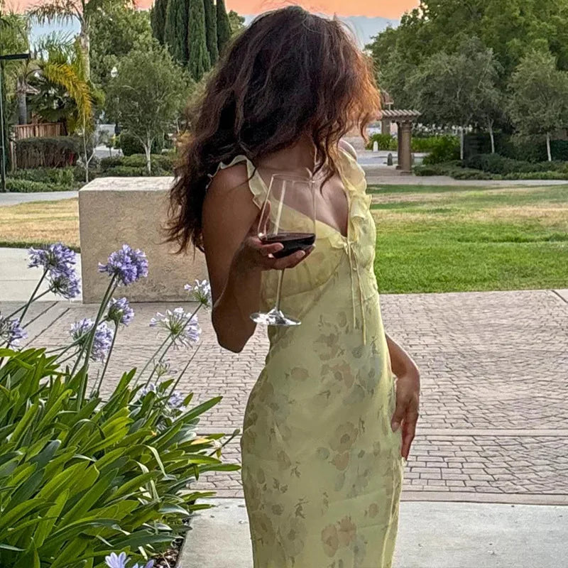 Tulina |Floral Maxi Dress